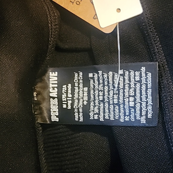 Pink Active Set Best Butt Leggings M and matching Sports Bra L. - Picture 3 of 8